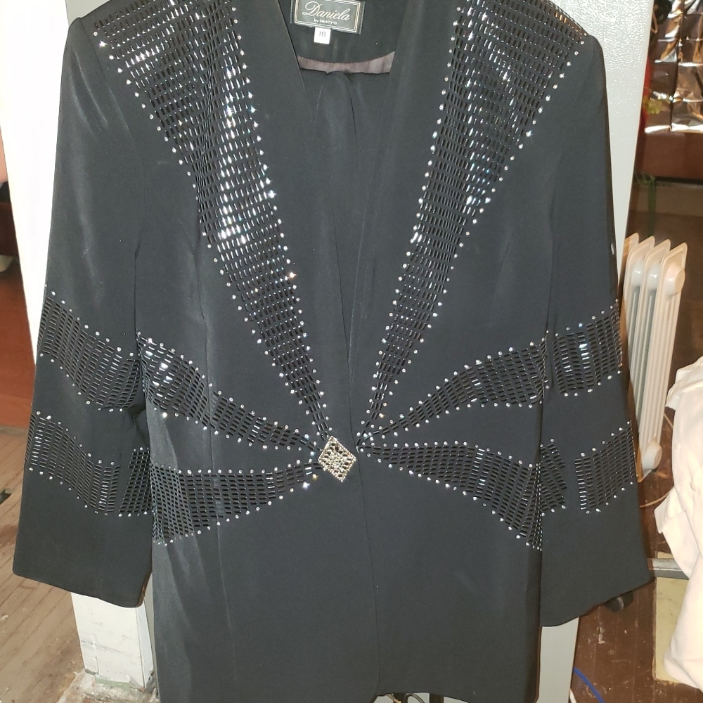 Black skirt suit